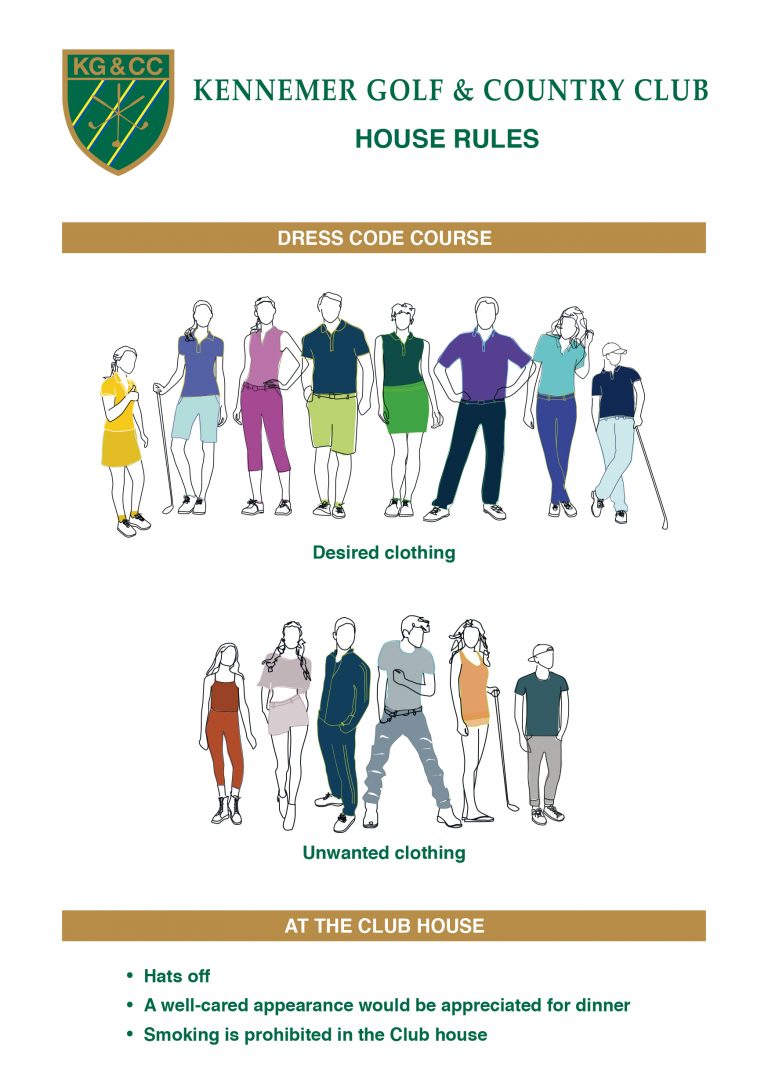 Etiquette and dress code De Kennemer Golf Club
